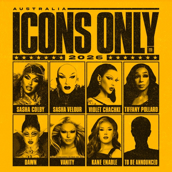 ICONS ONLY live at The Timber Yard - Concert poster