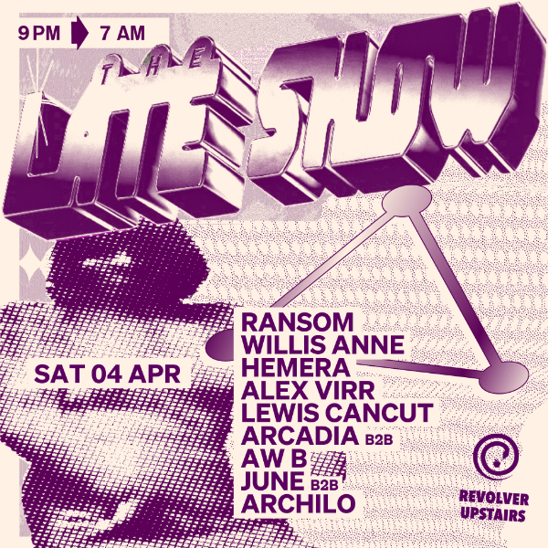 The Late Show live at Revolver Nightclub in Melbourne on April 04, 2026 - Concert poster