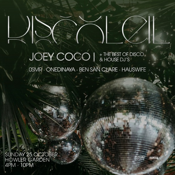 DISCOLEIL ft. Joey Coco, HAUSWiFE, and more live at Howler - Concert poster