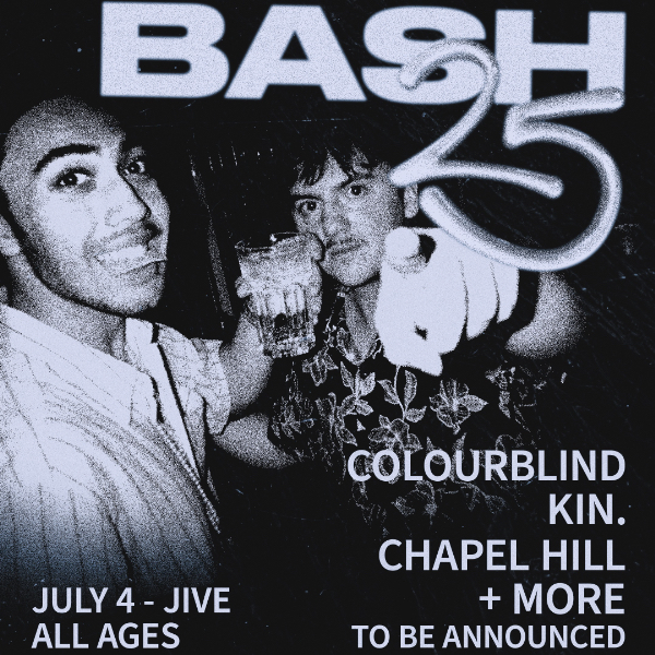 Bash 25 live at JIVE, ADELAIDE - Concert poster