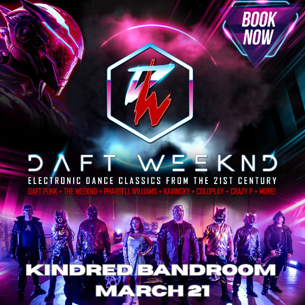 DAFT WEEKND AT KINDRED BANDROOM live at Kindred Bandroom in Footscray on March 21, 2026 - Concert poster