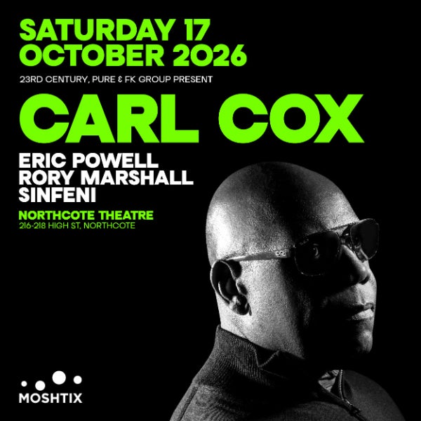 CARL COX (UK) - Extended 3 Hour Techno Set at Northcote Theatre