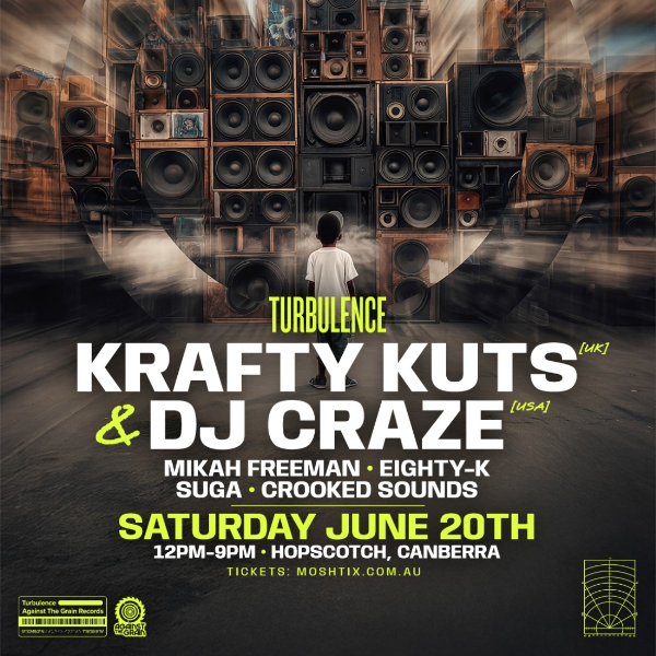 Krafty Kuts (UK) & DJ Craze (USA) live at Hopscotch Bar - Concert poster