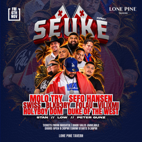 SEUKE WEST SYDNEY live at Lone Pine Tavern - Concert poster