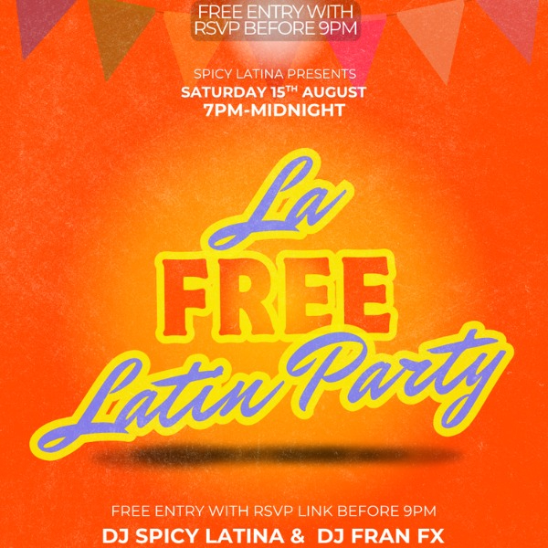 Latin Party live at Freo.Social - Concert poster