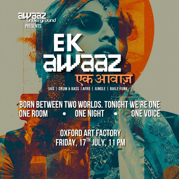 EK Awaaz live at Oxford Art Factory - Concert poster