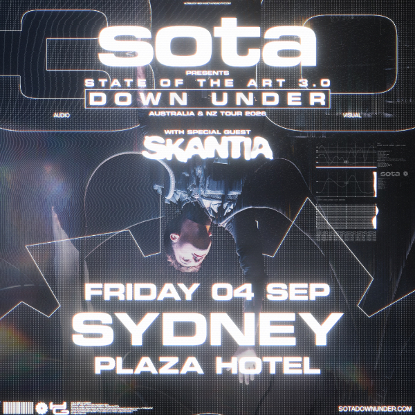 SOTA PRESENTS STATE OF THE ART 3.0 live at Plaza Hotel Basement - Concert poster