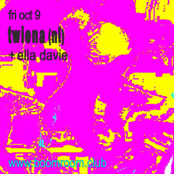 Twiena (NL) + Ella Davie live at boomroom - Concert poster