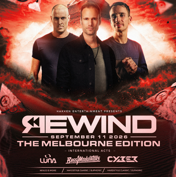 REWIND The Melbourne Edition live at Brown Alley Nightclub - Concert poster