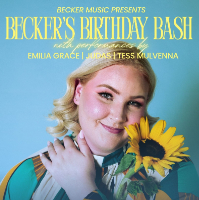 Lvl 1 - Becker's B'day Bash Ft Becker + Judas + Emilia Grace + Tess Mulvenna live at Lazybones Lounge Restaurant & Bar in Marrickville on April 09, 2026 - Concert poster