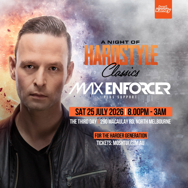 Max Enforcer - A Night of Hardstyle Classics live at The Third Day - Concert poster