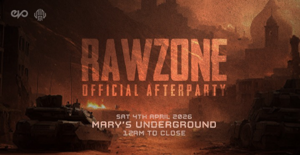 RAWZONE Official Afterparty live at Mary's Underground in Sydney on April 04, 2026 - Concert poster