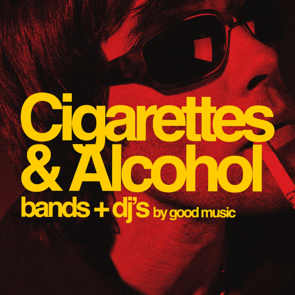Cigarettes & Alcohol live at Waywards Ballroom in Newtown on April 09, 2026 - Concert poster