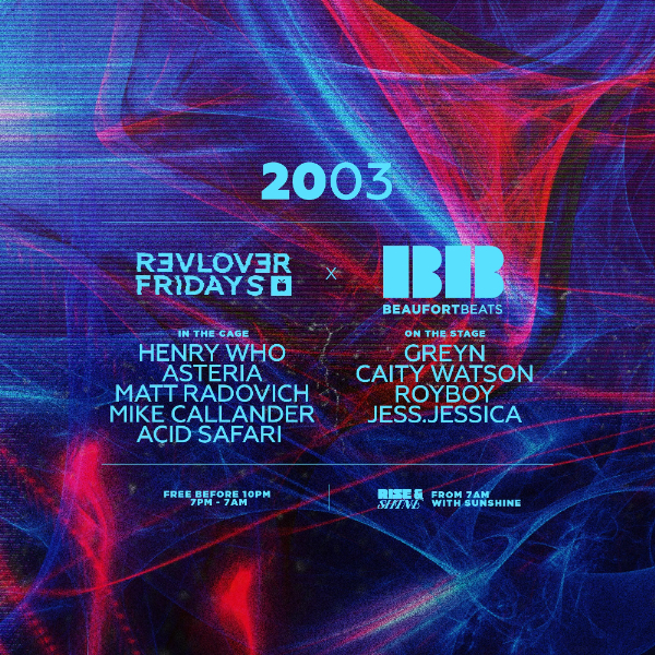 Beaufort Beats x Revolver Fridays live at Revolver Nightclub in Melbourne on March 20, 2026 - Concert poster