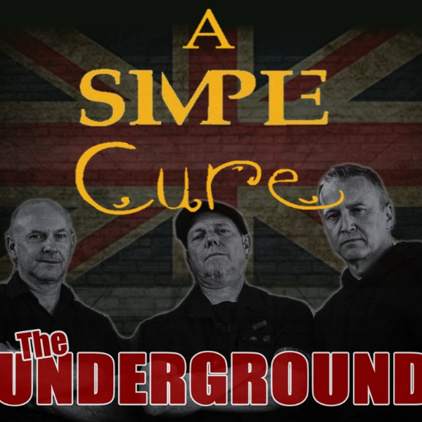 The Underground Presents - A Simple Cure in Christchurch live at A Rolling Stone - Concert poster