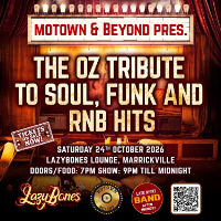 Motown & Beyond live at Lazybones Lounge Restaurant & Bar - Concert poster