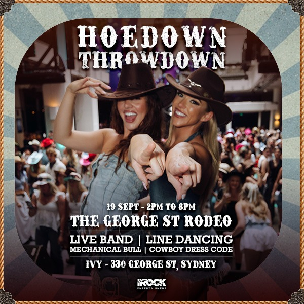 ivy Hoedown Throwdown | September 19 2026 live at ivy Sydney - Concert poster