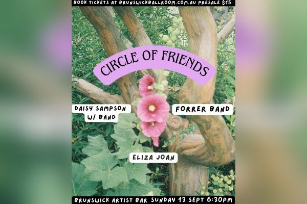 CIRCLE OF FRIENDS live at Brunswick Ballroom - Concert poster