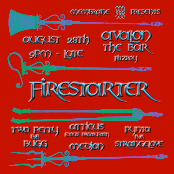 FIRESTARTER live at AVALON The Bar - Concert poster