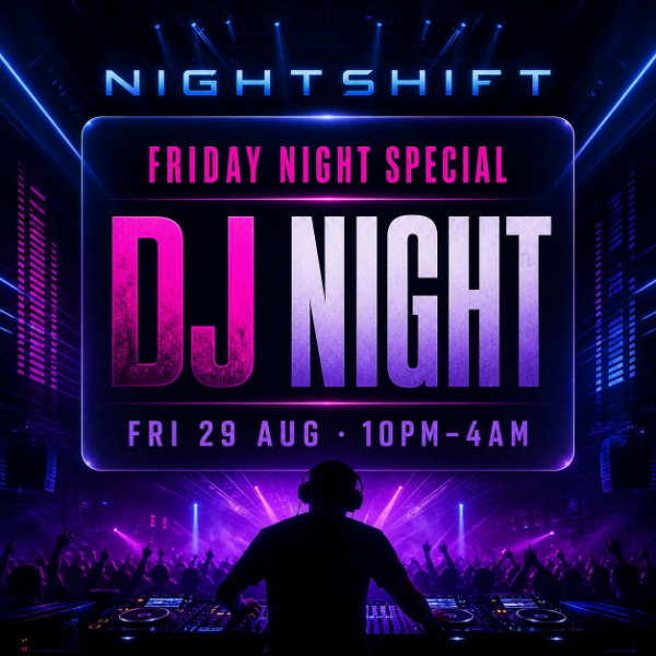 Friday Night Special live at Nightshift Club - Concert poster
