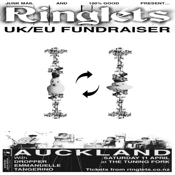 Ringlets UK/EU Fundraiser live at The Tuning Fork in Parnell on April 11, 2026 - Concert poster