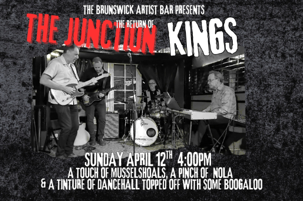 JUNCTION KINGS live at Brunswick Ballroom in Melbourne on April 12, 2026 - Concert poster