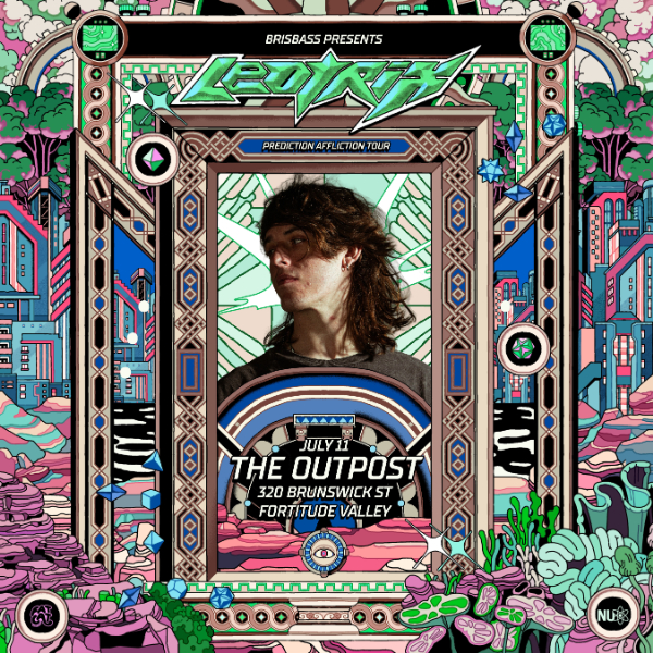 BrisBass presents: Leotrix live at The Outpost - Concert poster