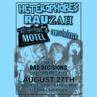 HETEROPHOBES, RAUZAH, THREE STAR MOTEL & 1EMOVIOLENCE - LIVE AT BAD DECISIONS