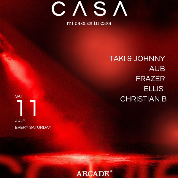CASA Saturdays live at Arcade Bar & Club - Concert poster
