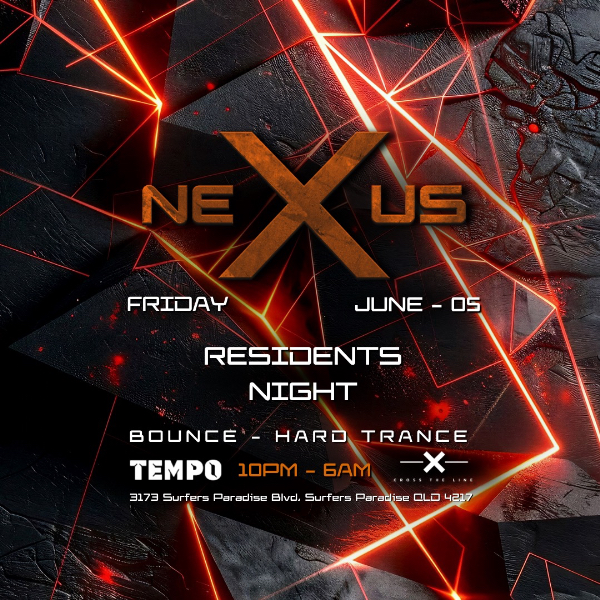 NEXUS Friday live at Tempo Nightclub - Concert poster