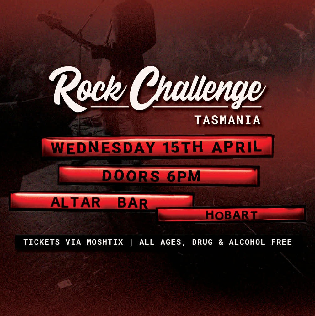 Rock Challenge Tasmania | Mid-Year Showcase live at Altar Bar in Hobart on April 15, 2026 - Concert poster