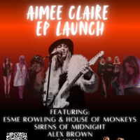 AIMEE CLAIRE EP LAUNCH A Night of Powerful Vocals live at Lazybones Lounge Restaurant & Bar - Concert poster