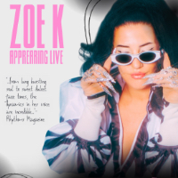 Lvl 1 - Zoe K with band poster