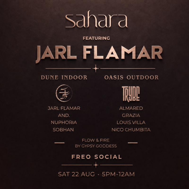 SOLOUK X TRYBE - SAHARA Ft: JARL FLAMAR live at Freo.Social - Concert poster