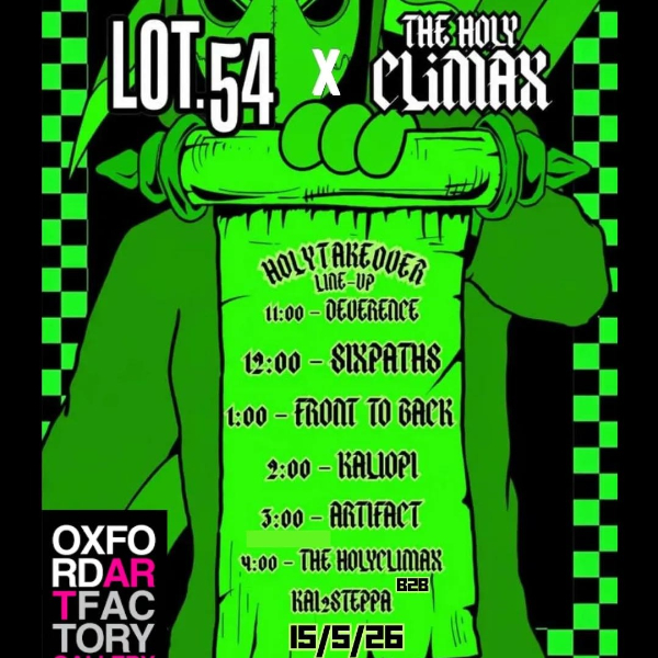 THE HOLYTAKEOVER [FREE ENTRY SHOW] live at Oxford Art Factory - Concert poster