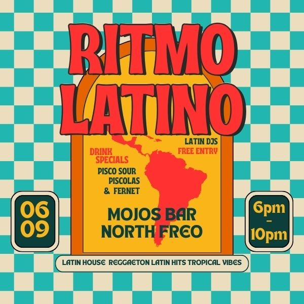 Ritmo Latino! live at MOJO'S BAR - Concert poster
