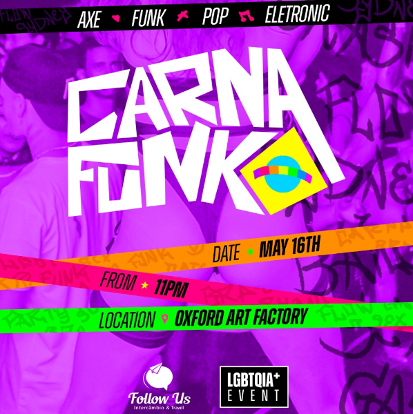 FLOW Carna Funk 2026 live at Oxford Art Factory - Concert poster