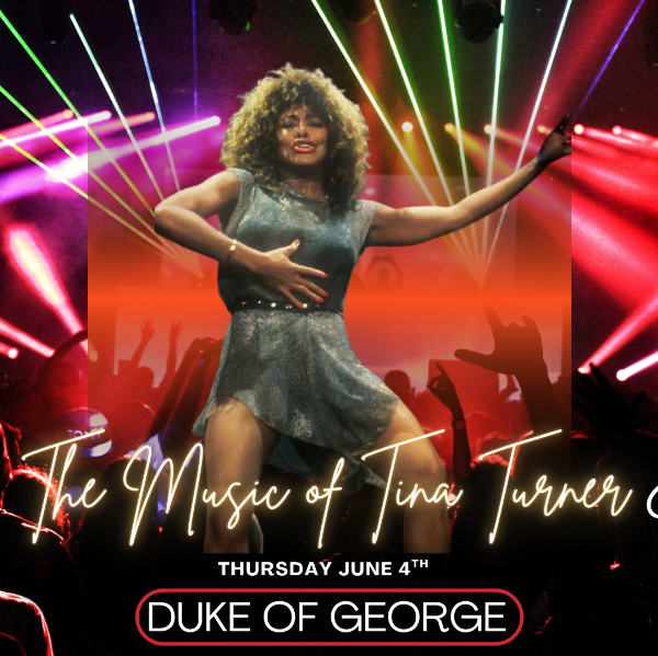 RESCHEDULED - The Music of Tina Turner live at The Duke of George - Concert poster