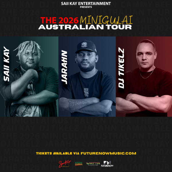 The 2026 MINIGULAI Australian Tour live at Laundry Bar in Fitzroy on May 09, 2026 - Concert poster