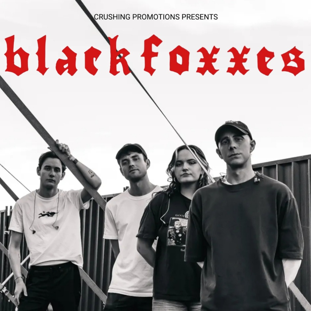 Black Foxxes (UK) live at The Ed Castle in Adelaide on April 17, 2026 - Concert poster