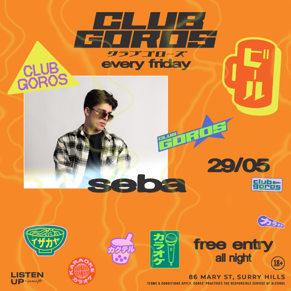 ★ CLUB GOROS ★ MAY 29 ★ live at GOROS - Concert poster