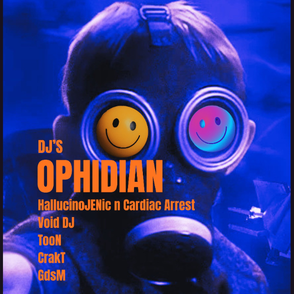  Brisbane Hardcore Massive 2 Pres Ophidian (NL)  Electric Boogaloo live at Greaser Bar - Concert poster