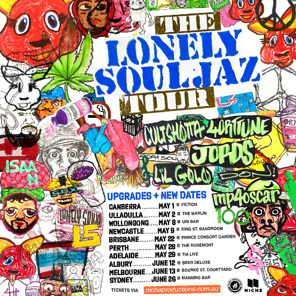 THE LONELY SOULJAZ TOUR – Wollongong live at University of Wollongong in Wollongong on May 08, 2026 - Concert poster