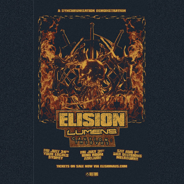 Caution:Thieves with Elision & Lumens live at Bad Decisions Bar - Concert poster