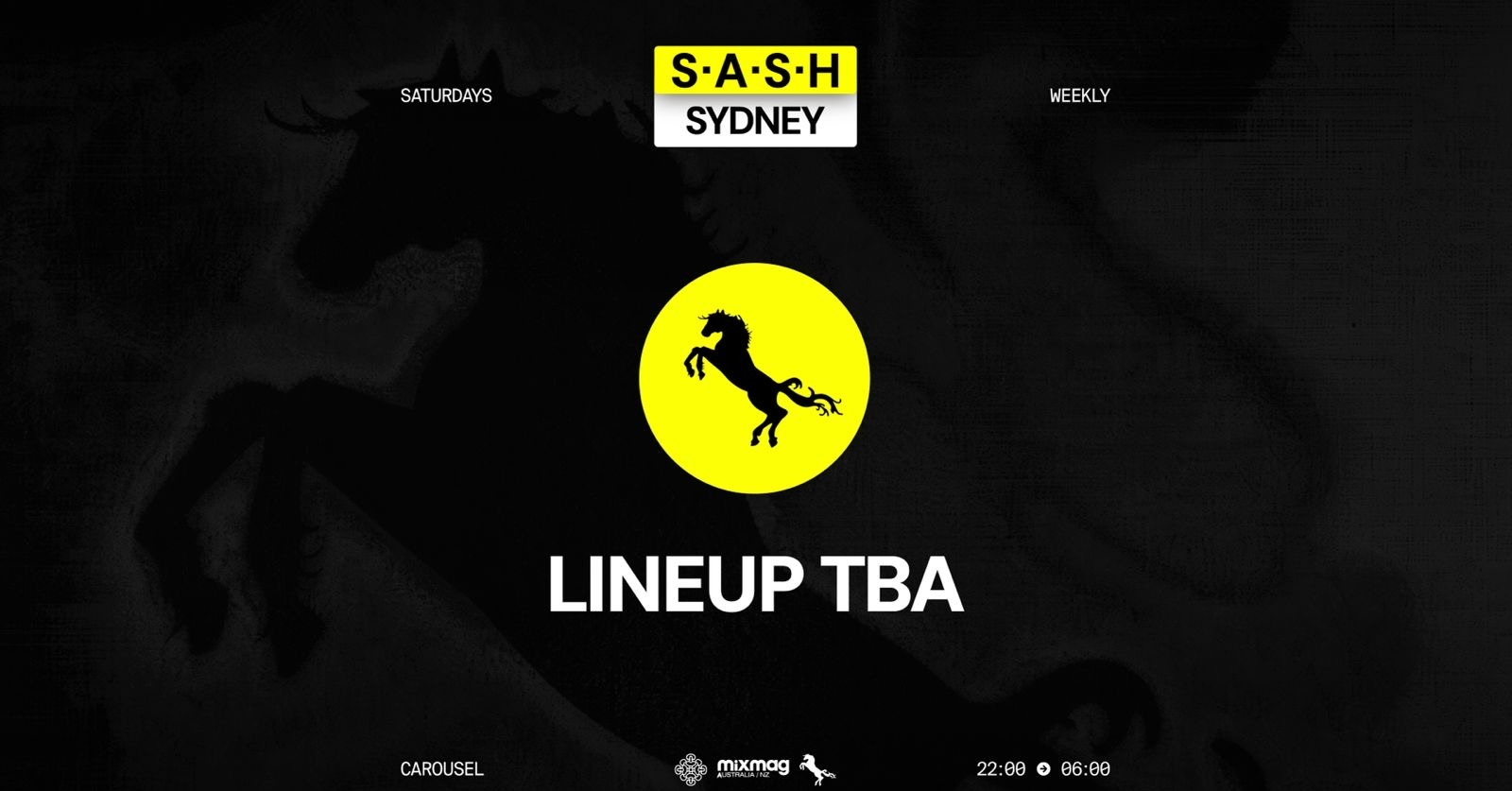 ★ S.A.S.H Sydney ★ Saturday 26th September ★