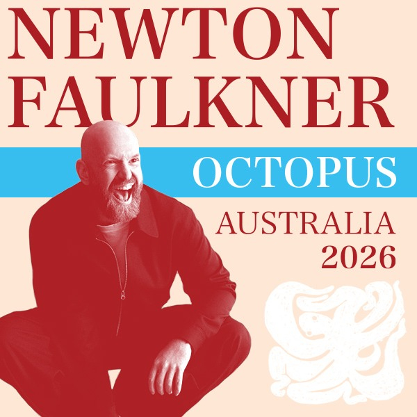 Newton Faulkner live at JIVE, ADELAIDE in Adelaide on April 22, 2026 - Concert poster