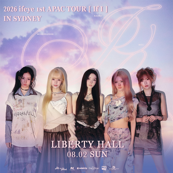 2026 ifeye 1 st APAC TOUR - Sydney live at Liberty Hall - Concert poster