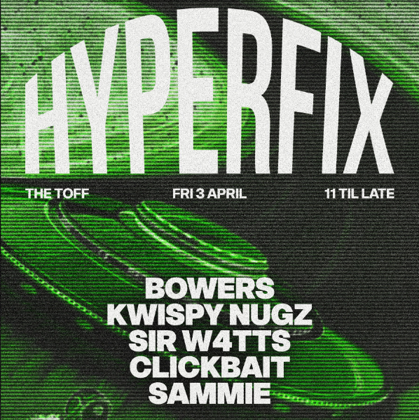 HYPERFIX live at THE TOFF IN TOWN, MELBOURNE in MELBOURNE on April 03, 2026 - Concert poster