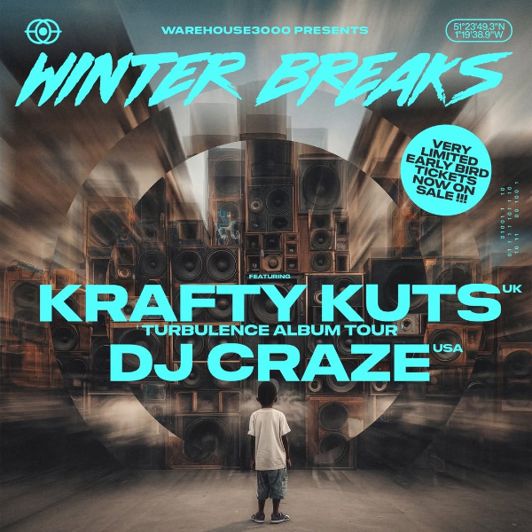 Winter Breaks - DJ Craze & Krafty Kuts live at Howler - Concert poster
