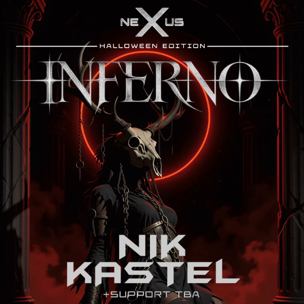 NEXUS INFERNO - Halloween Rave live at Tempo Nightclub - Concert poster